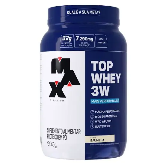 TOP WHEY 3W MAX TITANIUM -900G