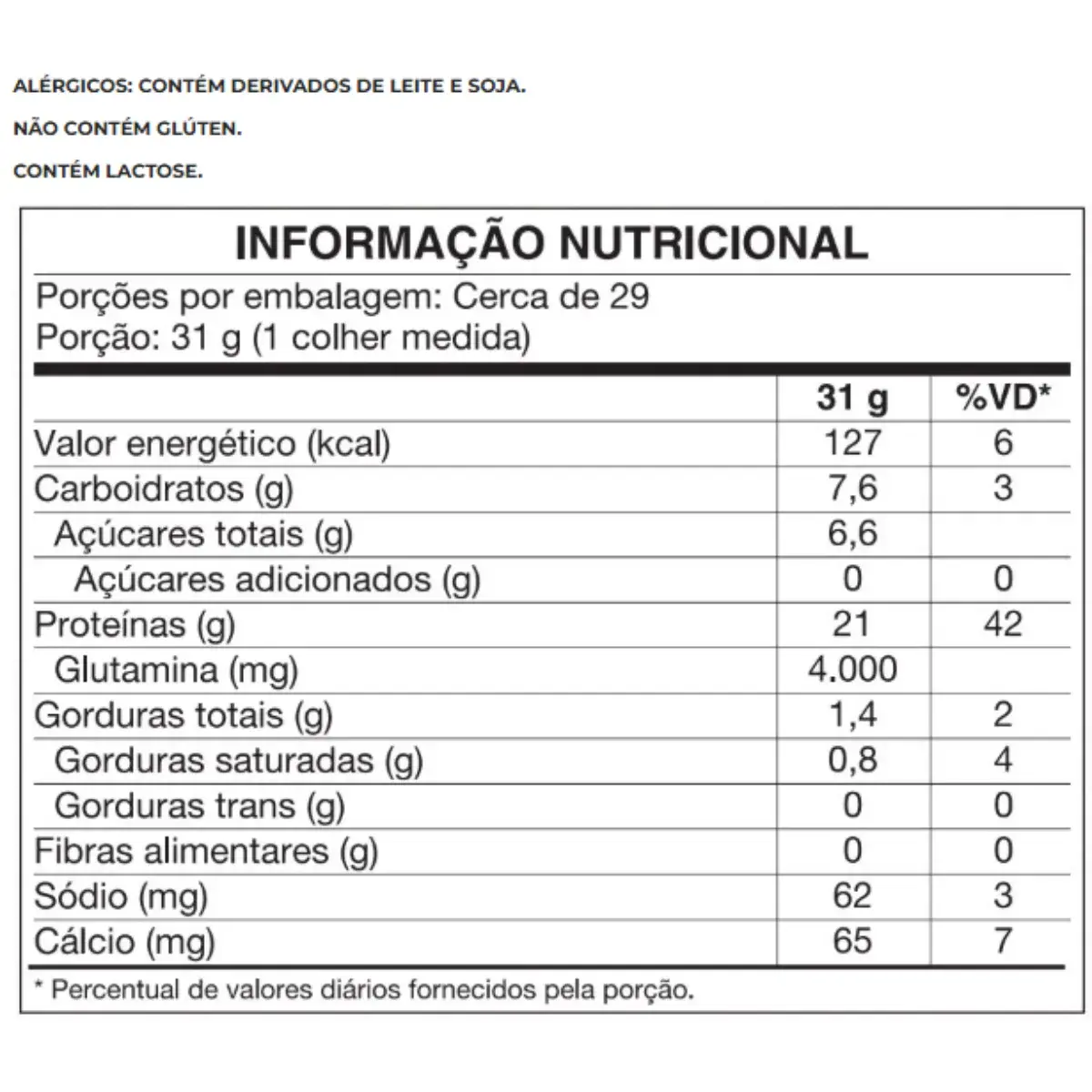 WHEY PROTEIN CONCENTRADO VITAFOR 900G