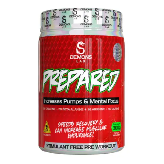 PREPARED (SEM CAFEÍNA) DEMONS LAB - 300G