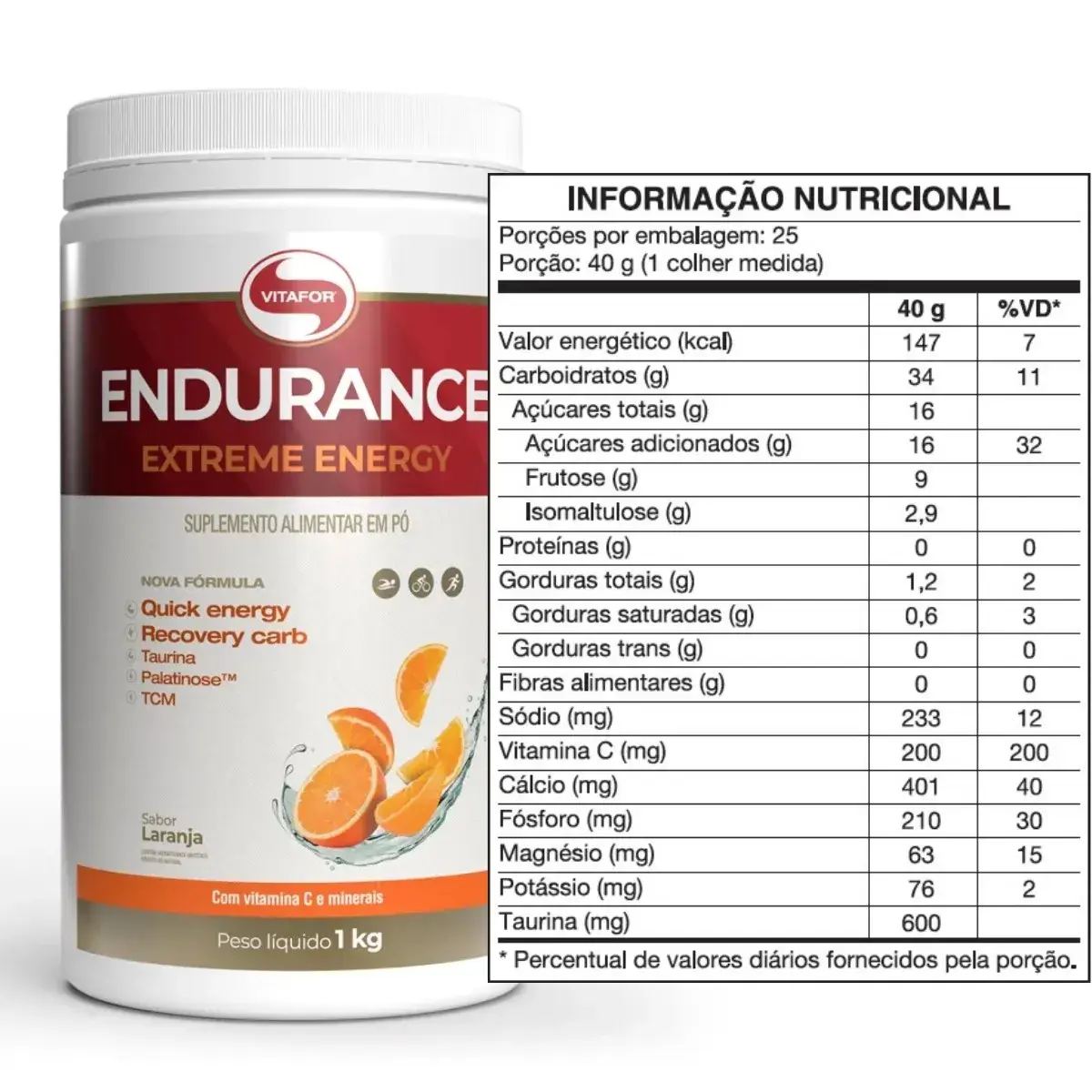 ENDURANCE EXTREME ENERGY VITAFOR 1KG