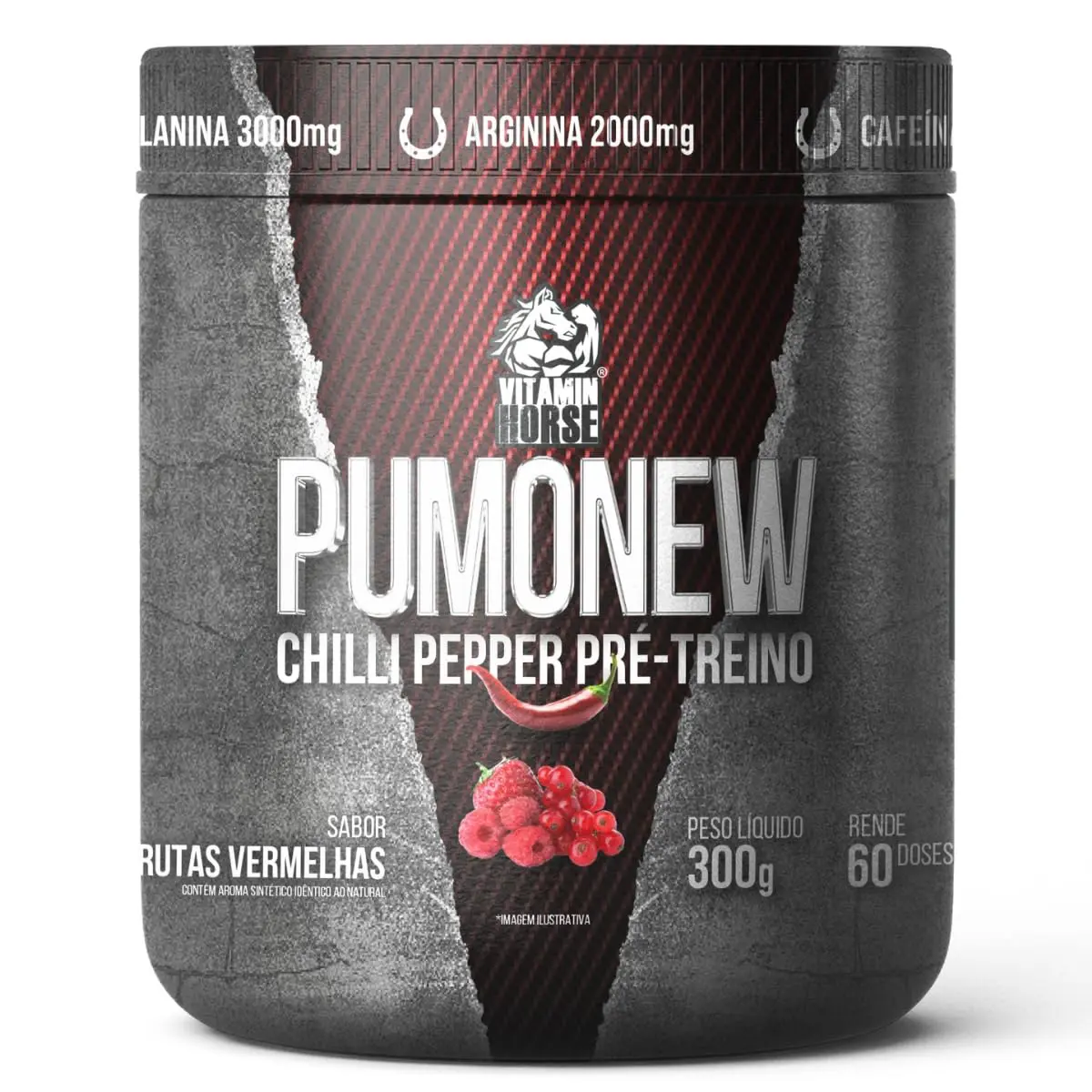 PRÉ TREINO PUMONEW VITAMIN HORSE 300G
