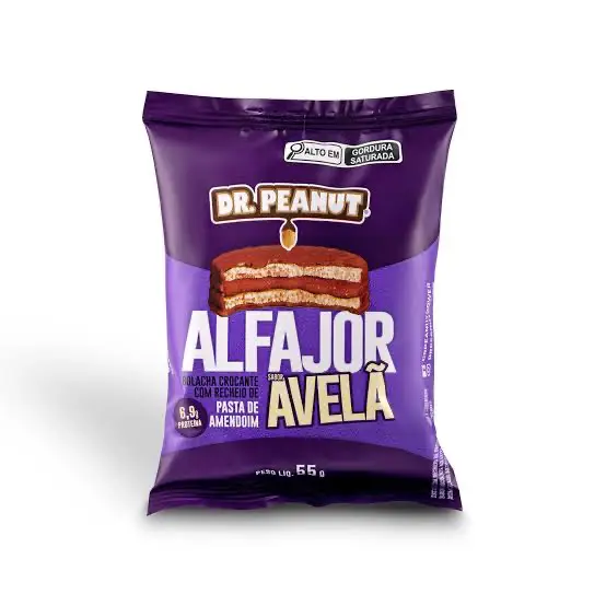 ALFAJOR DR PEANUT -55G
