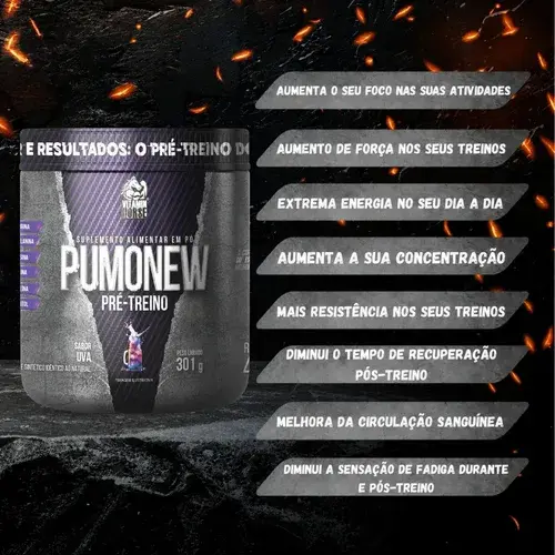PRÉ TREINO PUMONEW VITAMIN HORSE 300G