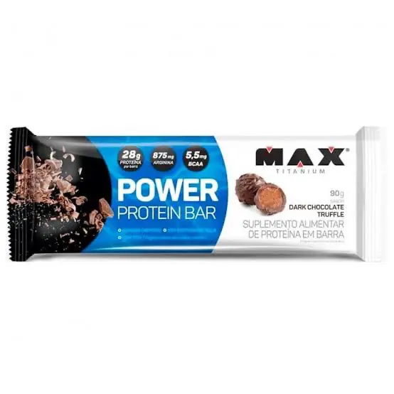 POWER PROTEIN BAR MAX TITANIUM - 90G